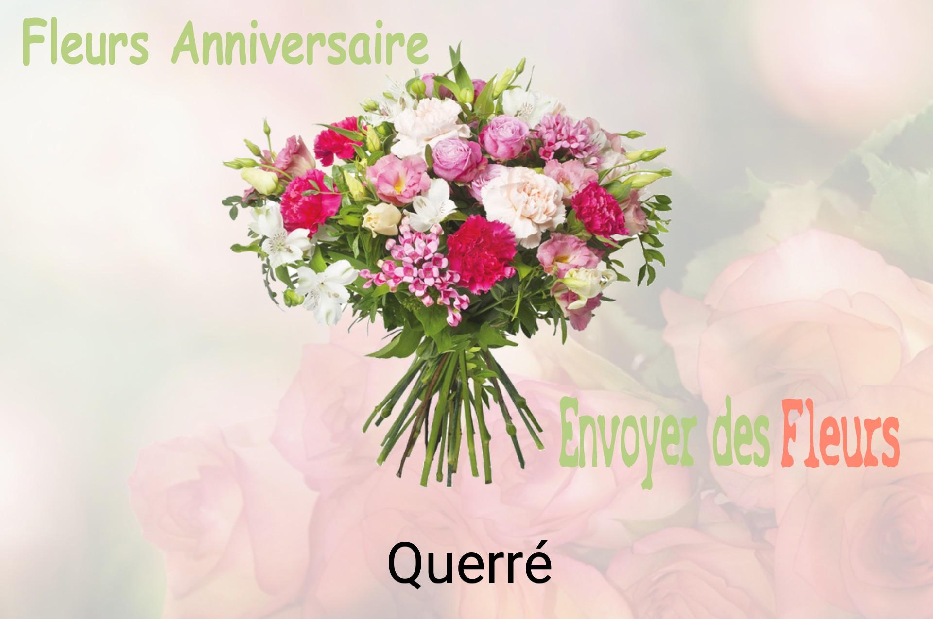 Bouquet de fleurs d’anniversaire livré à Querré